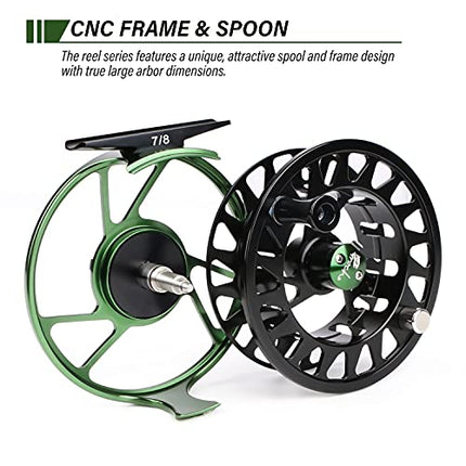 CNC-machined Aluminum Alloy Body Fly Fishing Reel SOL II WT 2/3 3/4 5/6 – CROCH