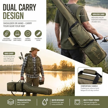 Fishing Rod Bag with Shoulder Strap – CROCH