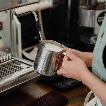 Stainless Steel Milk Frothing Pitcher Cappuccino Pitcher Pouring Jug – CROCH