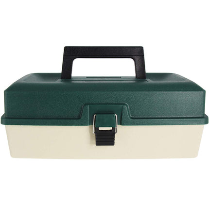 CROCH Fishing 2-Tray Tackle Box Plastic Box Plastic Storage Organizer Box