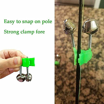 30 pcs Plastic Fish Rod Bell,Fishing Bells Clips,Fish Bite Alarms Ring – CROCH