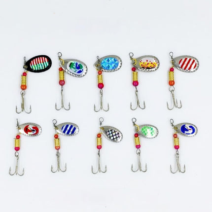 CROCH 30pc Spinner and Hard Bait Set - Mixed Artificial Lures for Freshwater and Estuary - view 1