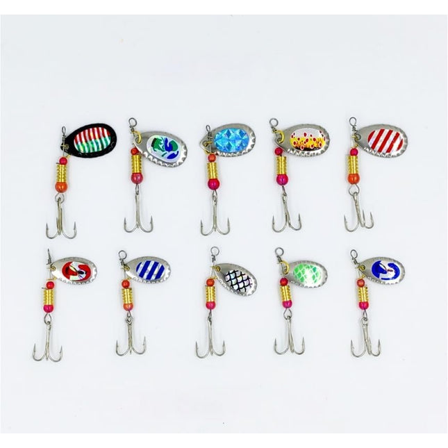 CROCH 30pc Spinner and Hard Bait Set - Mixed Artificial Lures for Freshwater and Estuary - view 1