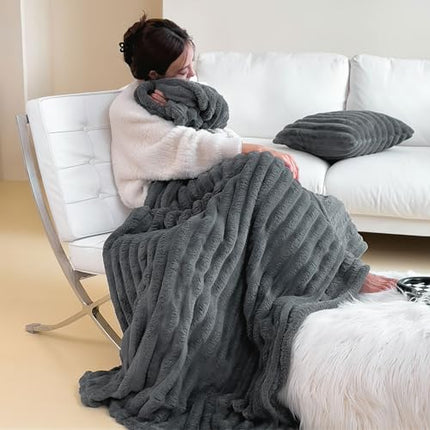 Flannel Blanket Super Soft Cozy Throw Blanket，Warm Lightweight Plush – CROCH
