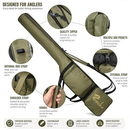 Fishing Rod Bag with Shoulder Strap – CROCH