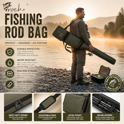 Fishing Rod Bag with Shoulder Strap – CROCH
