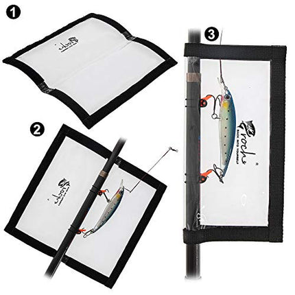 Fishing Lure Wraps 4-Pack Clear PVC Lure Covers 22x11.5cm – CROCH