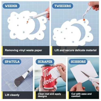 Craft Vinyl Weeding Tools Set 6pcs Weeding Kits Hook Weeder – CROCH