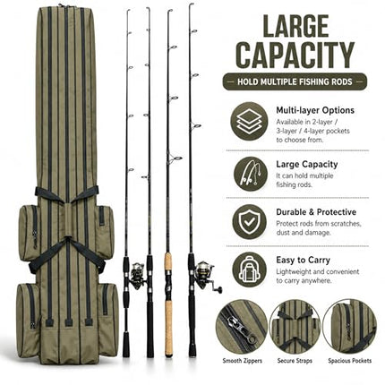 Fishing Rod Bag with Shoulder Strap – CROCH