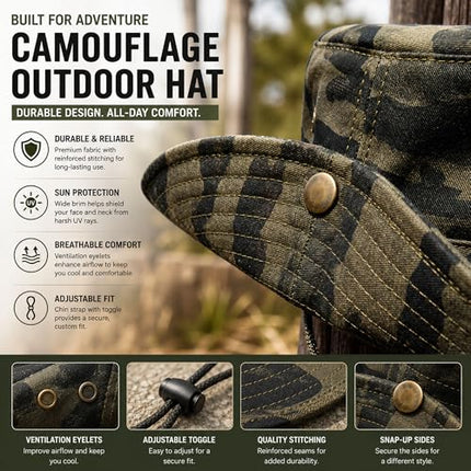 SEAYO Bucket Hat for Men and Women with Face Cover – CROCH