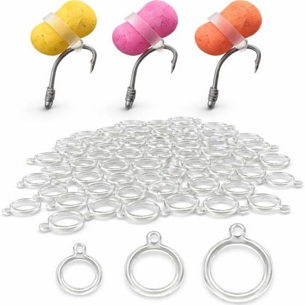 CROCH Pellet Bands - Silicone Bait Bands for 4mm to 20mm Pellets Carp and Coarse Fishing