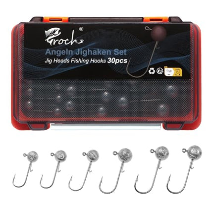 Fishing Jig Heads Hooks Kit – CROCH