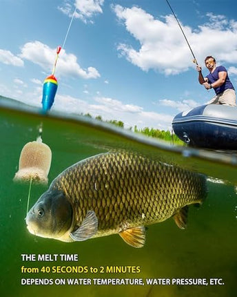 CROCH PVA Mesh 5m 37mm - Wide Dissolving Mesh for Boilies and Pellet Parcels