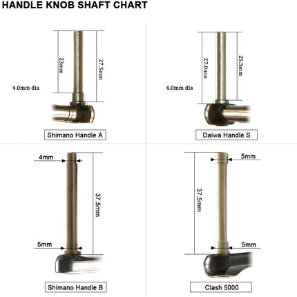 Fishing Reel Handle Power Knob Compatible - view 3