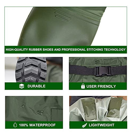 Chest Waders for Children's Waterproof with Rubber Boots – CROCH