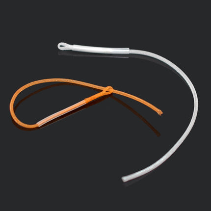 CROCH Fly Line Loop Connectors 10pc - 30lb Braided Loops for Fly Line to Leader - view 2