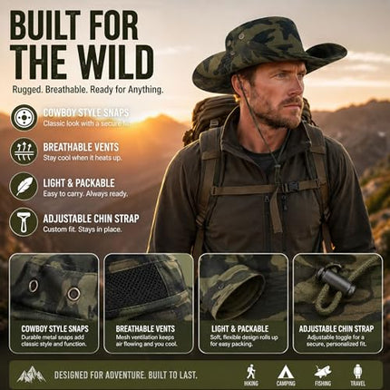 SEAYO Bucket Hat for Men and Women with Face Cover – CROCH