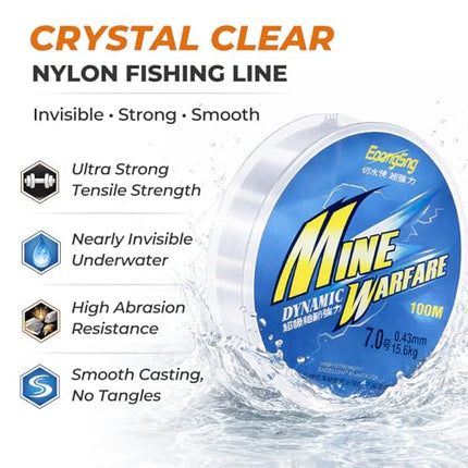 Clear Monofilament Nylon Fishing Line – CROCH