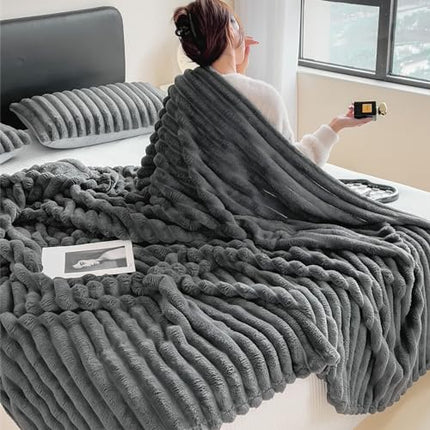 Flannel Blanket Super Soft Cozy Throw Blanket，Warm Lightweight Plush – CROCH