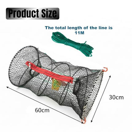 Collapsible Crab Trap - Versatile Fishing Basket for Crab – CROCH