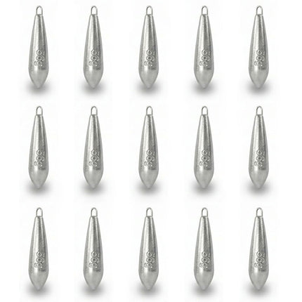 CROCH Fishing Weights Carp Bait - Raindrop Streamlined Design, Corrosion-Resistant & Anti-Snag, Low-Splash Noiseless for Freshwater and Saltwater (56g)