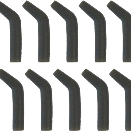 CROCH Hook Aligner Sleeves 10pc - Rubber Rig Sleeves for Carp Hook Presentation