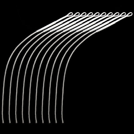 CROCH Fly Line Loop Connectors 10pc - 30lb Braided Loops for Fly Line to Leader - view 1