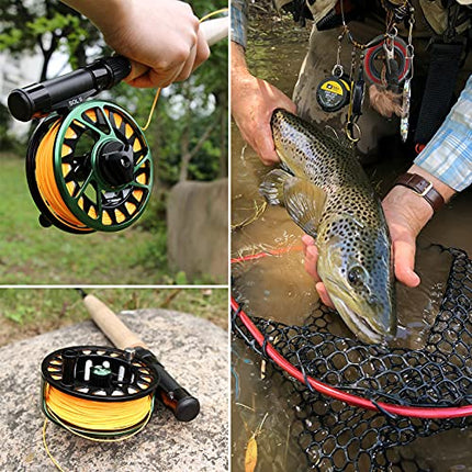 CNC-machined Aluminum Alloy Body Fly Fishing Reel SOL II WT 2/3 3/4 5/6 – CROCH