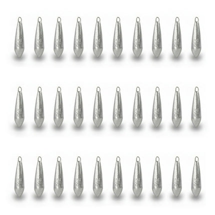 CROCH Fishing Weights Carp Bait - Raindrop Streamlined Design, Corrosion-Resistant & Anti-Snag, Low-Splash Noiseless for Freshwater and Saltwater (28g)