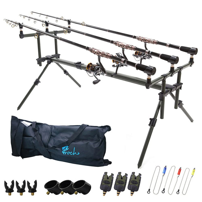 CROCH Aluminium Carp Rod Pod, Goal Post Style