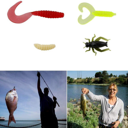 CROCH 120pc Fishing Lure Set - Spinners Spoons Soft Baits Hooks and Terminal Tackle - view 3
