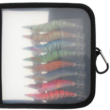 8pcs Squid Jig Hard Fishing Lures Artificial Spinner Lures Kit Jig Hook - view 6