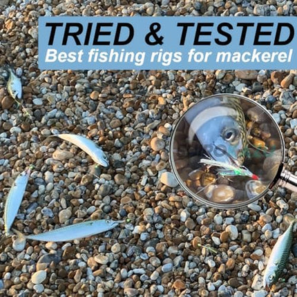 CROCH Luminous Sabiki Rigs - Reflective Mackerel Feather Bait Jigs for Squid and Baitfish