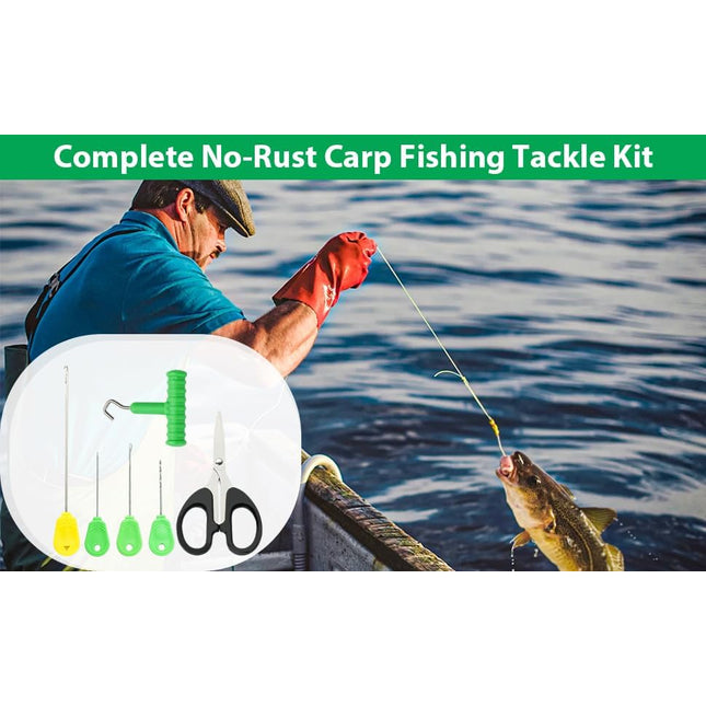 CROCH Baiting Needle Set 6 in 1 - Carp Rig Tools with Boilie Drill and Stringer Needle - view 1