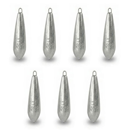 CROCH Fishing Weights Carp Bait - Raindrop Streamlined Design, Corrosion-Resistant & Anti-Snag, Low-Splash Noiseless for Freshwater and Saltwater (113g)