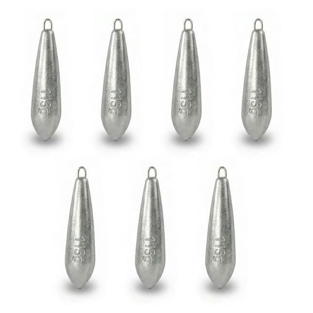 CROCH Fishing Weights Carp Bait - Raindrop Streamlined Design, Corrosion-Resistant & Anti-Snag, Low-Splash Noiseless for Freshwater and Saltwater (113g)