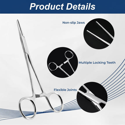 Fishing Forceps Dog Hemostat Forceps Scissors Ear Hairs Tools Locking - view 4