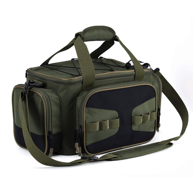 CROCH Fishing Tackle Bag Waterproof Tackle Bag Storage(Only Include One Bag,no Trays)