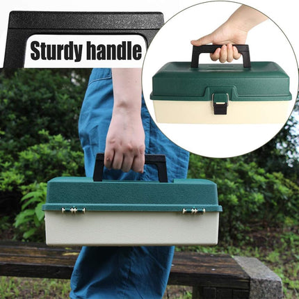 Fishing 2-Tray Tackle Box Plastic Box Plastic Storage Organizer Box - view 4