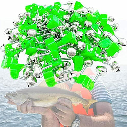 30 pcs Plastic Fish Rod Bell,Fishing Bells Clips,Fish Bite Alarms Ring – CROCH