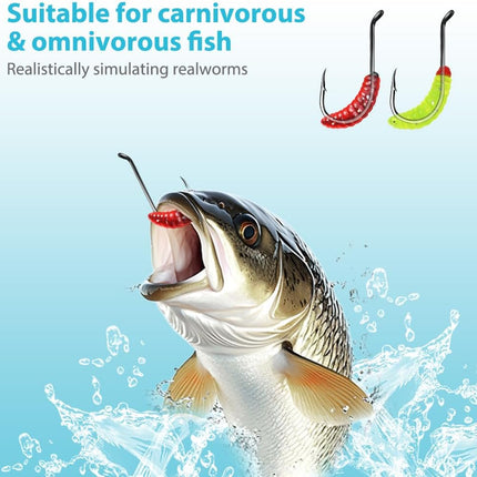 CROCH Soft Grub Worms - Bionic Curl Tail Plastics for Bream Perch and Bass - view 4