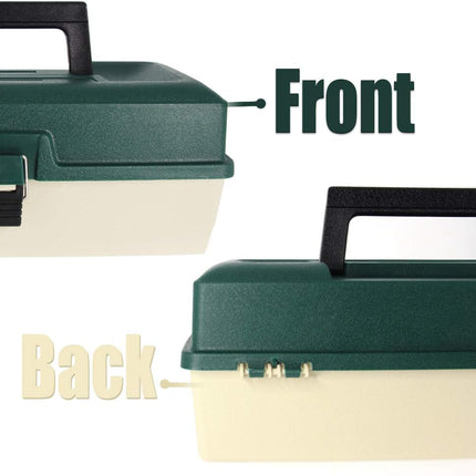 Fishing 2-Tray Tackle Box Plastic Box Plastic Storage Organizer Box - view 6
