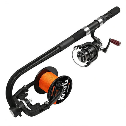 CROCH Fishing Line Spooler – Adjustable Fishing Line Winder with No Line Twist, Portable Spooling Station for Spinning, Casting & Trolling Reels