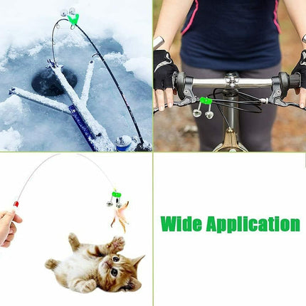30 pcs Plastic Fish Rod Bell,Fishing Bells Clips,Fish Bite Alarms Ring - view 6