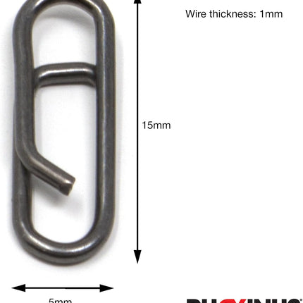 CROCH Mini Lure Link Clips - Quick Change Snaps for Lures and Hooklinks - view 4