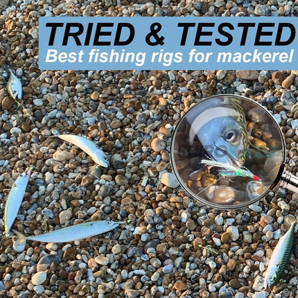 CROCH Luminous Sabiki Rigs - Reflective Mackerel Feather Bait Jigs for Squid and Baitfish - view 4