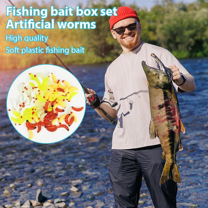 CROCH Soft Grub Worms - Bionic Curl Tail Plastics for Bream Perch and Bass - view 7