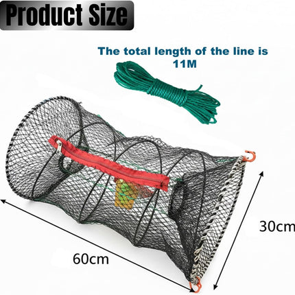 Collapsible Crab Trap - Versatile Fishing Basket for Crab - view 2