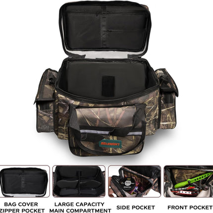 CROCH Carp Shoulder Tackle Bag - Padded Sea and Coarse Fishing Bag with Rod Sleeve - view 4