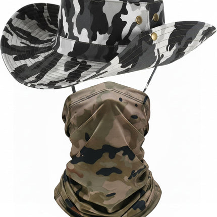 SEAYO Bucket Hat for Men and Women with Face Cover - CROCH fishing tackle Australia